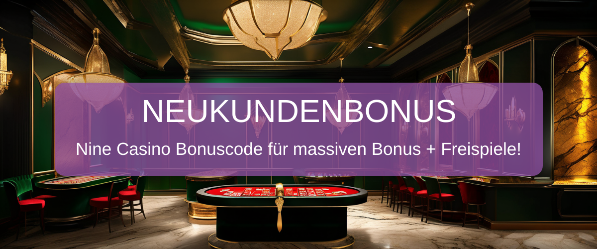 nine casino bonus code
